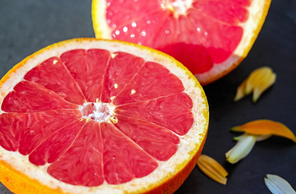 Grapfruit (grep), superovocie, zdroj vitamínov